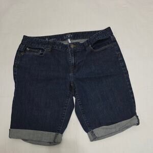 LOFT by Ann Taylor Woman's Blue Jean Shorts size 8 Modern